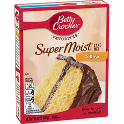 Betty Crocker Cake Mix Yellow 423 GRS