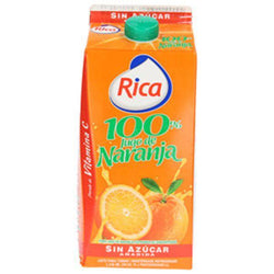 Rica Jugo Naranja sin Azúcar 64 OZ