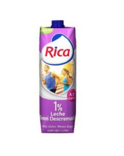 Rica Leche Semidescremada 1%