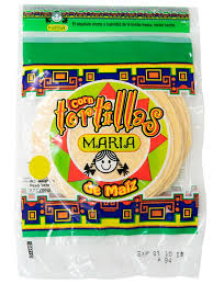 María Tortilla Para Tacos Maíz 6" 30/1