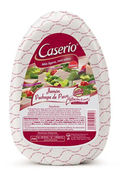 Induveca Jamón Caserio de Pavo LB Empacado