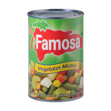 La Famosa Vegetales Mixtos 15 Onz